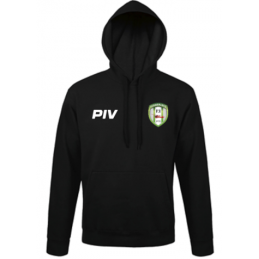SWEAT CAPUCHE NOIR ADULTE PIV